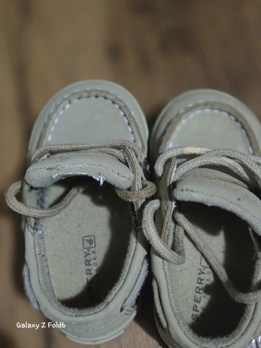 Sperry Kids Tan Leather Moccasin Boat Shoes